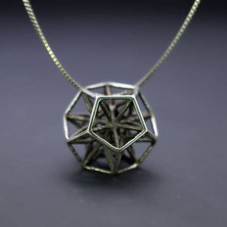 Dodecahedron | Pendant for wholesale by Ecotone Jewelers