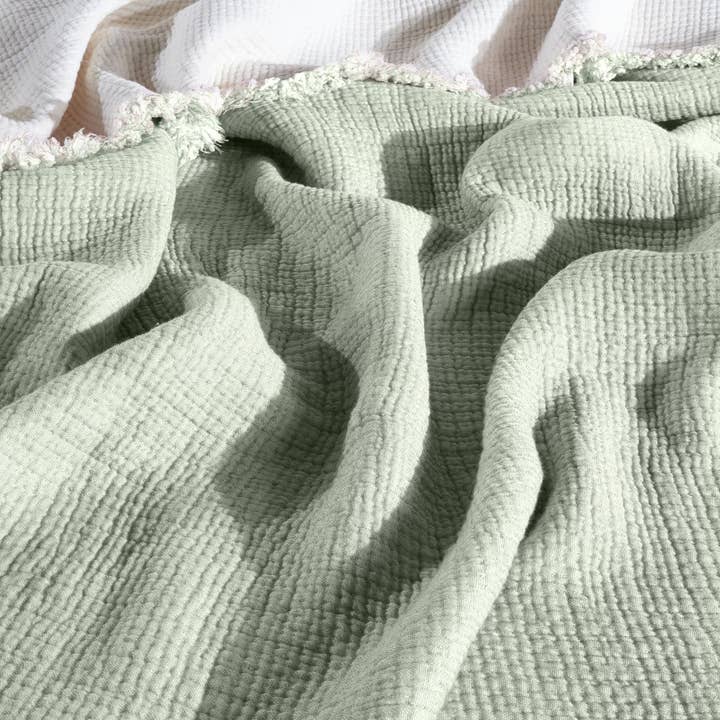 Ekologiskt dubbelfärgat täcke, king size, queen filt för wholesale av Aseel Buy Good