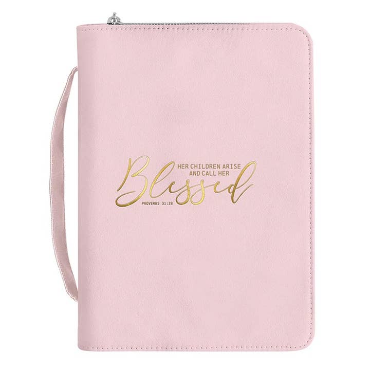 Blessed Collection Faux Leather Bible Cover for wholesale by Faithworks by Creative Brands