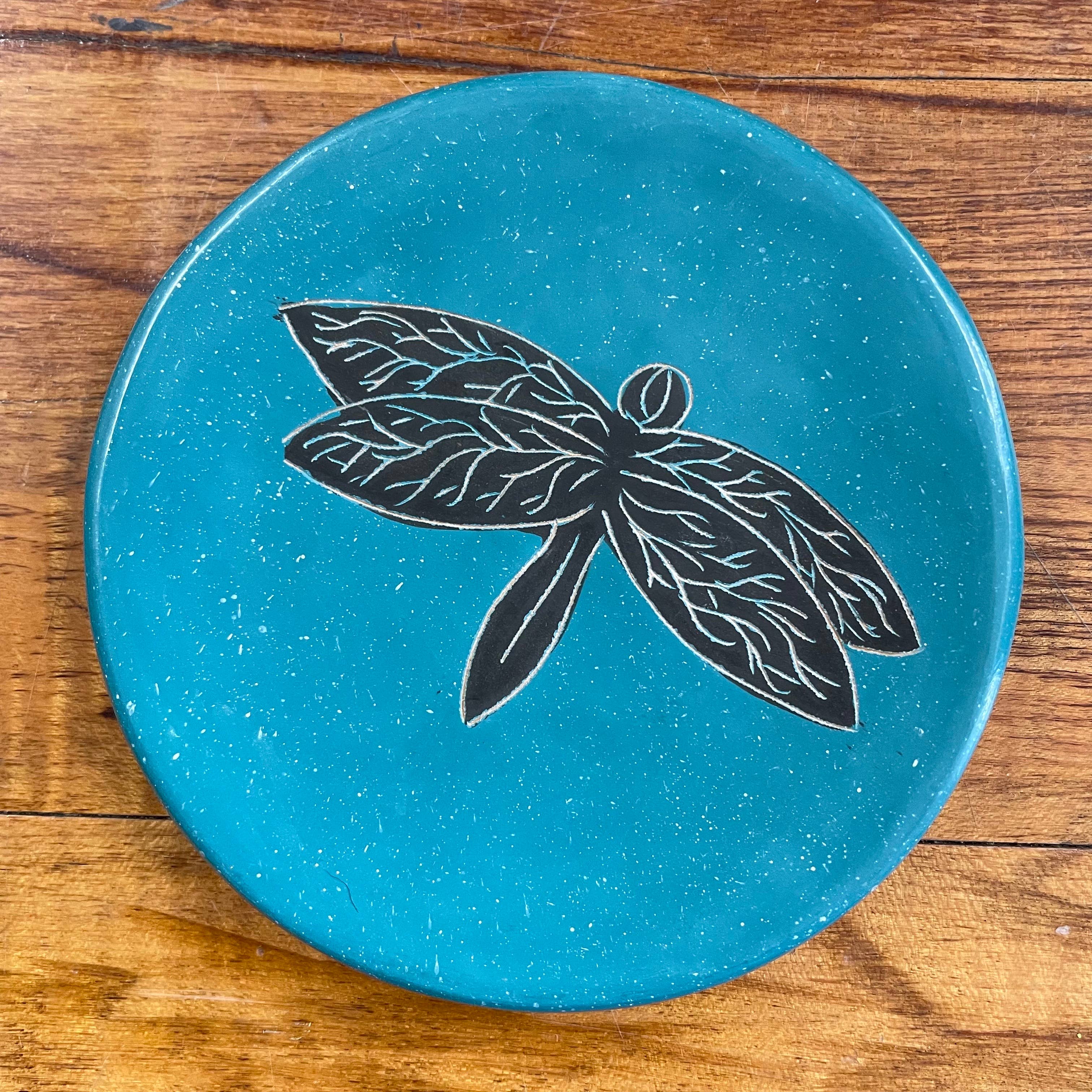 Women of the Cloud Forest - Wholesale Jewelry Dish - Dragonfly Ceramic Ring Dish1