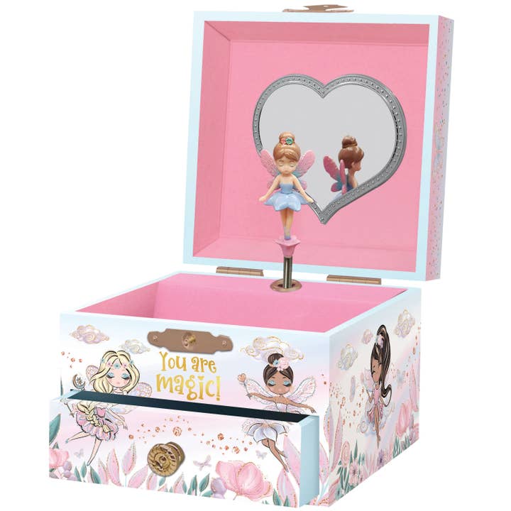 US Toy Company - Wholesale Jewelry Box/Organizer - Kids - Fairy Musical Jb 3-unit case pack