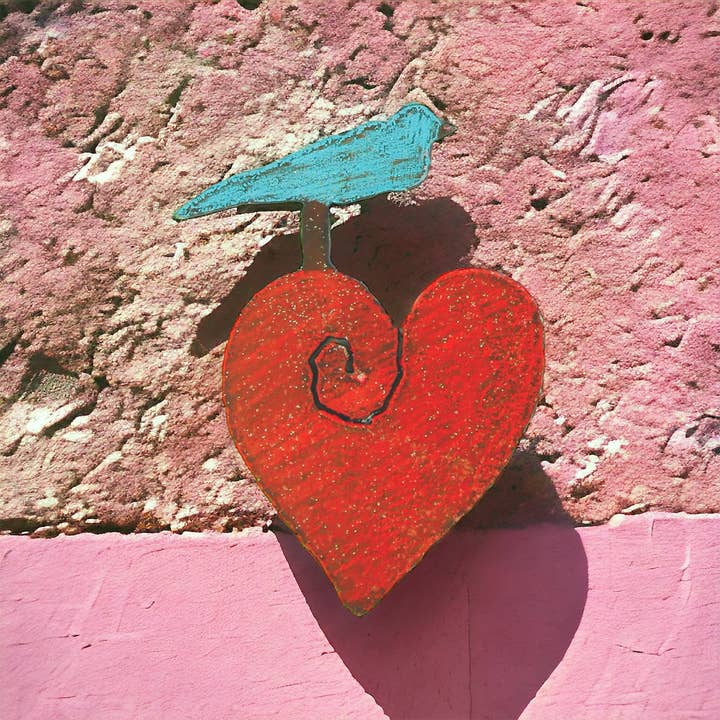 Whimsies - Wholesale Magnet - Heart Magnet bird magnet Spa salon gift recycle USA garden