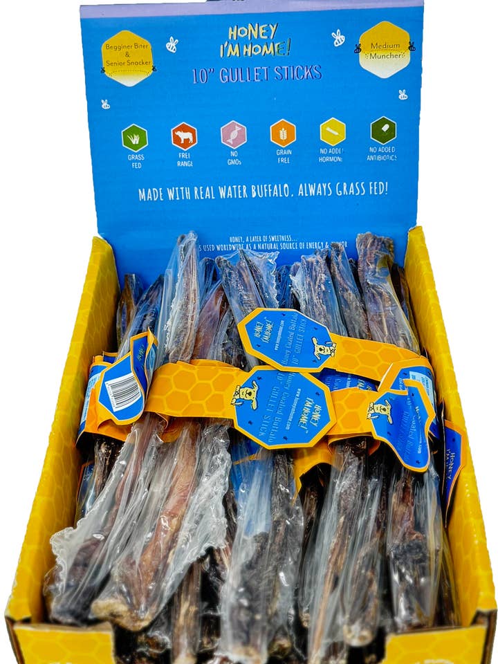 10" GULLET STICKS BULK for wholesale by Honey I'm Home
