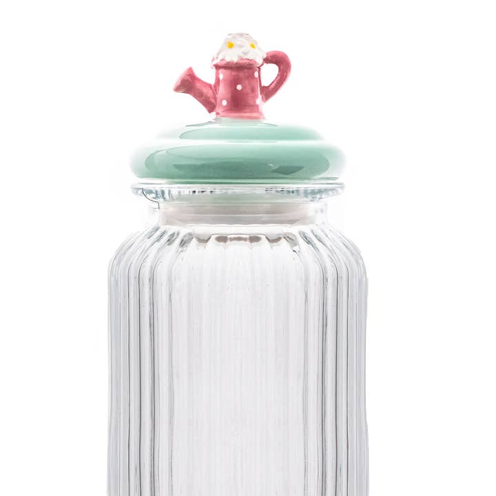 Watering Can Top Glass Canister 49 for wholesale by 10 Strawberry Street