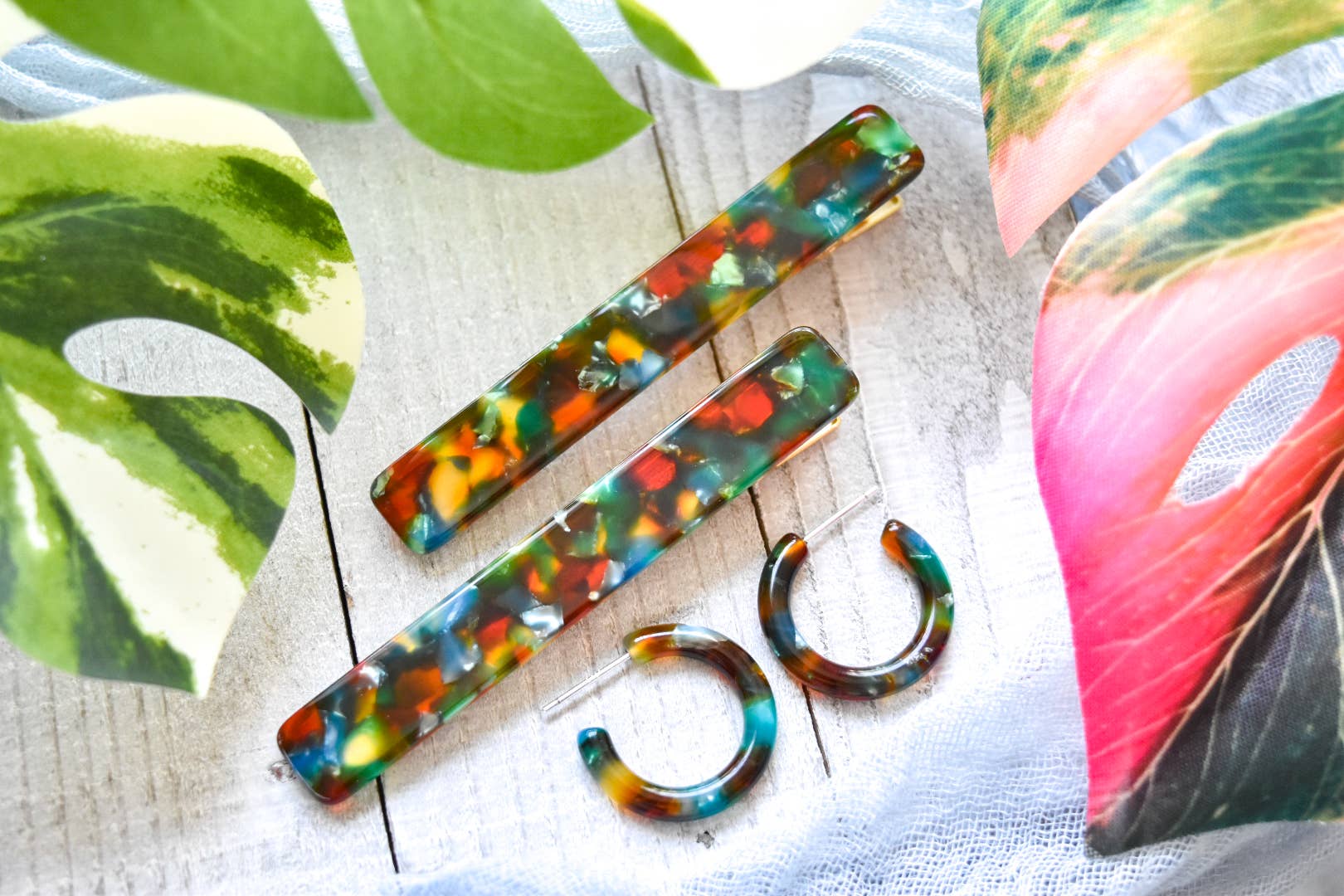 Fenna&Fei - Wholesale Hoop Earrings - Ultra Mini Hoop Collection | Small Italian Acetate Hoops 22