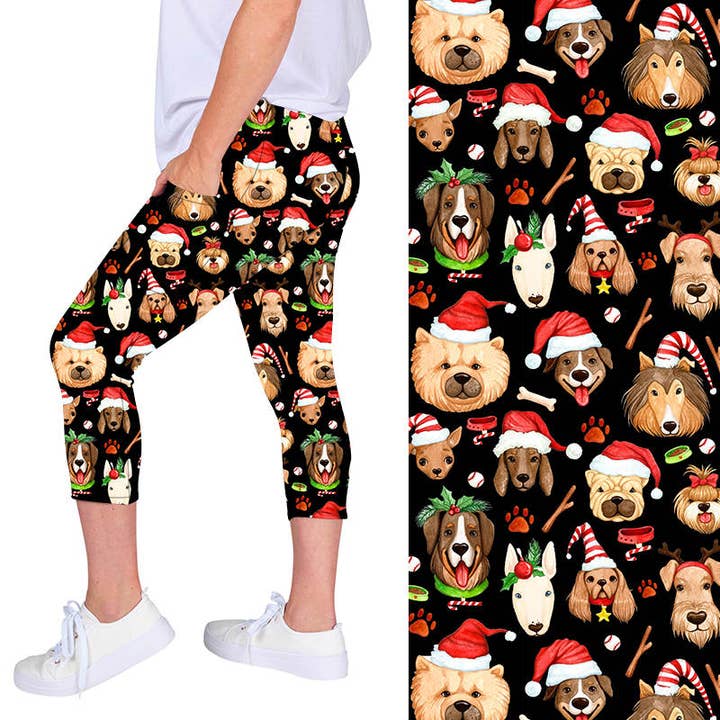 Santa Paws Deluxe Pocket Capri for wholesale by Natopia