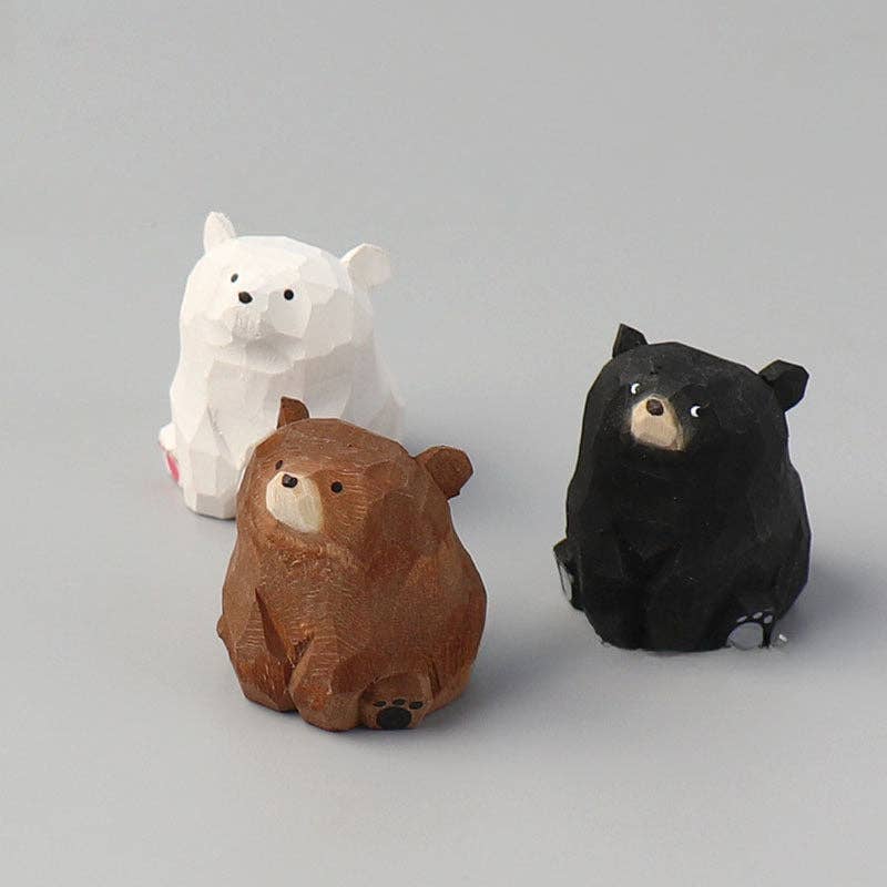 Gohobi （We cover U.S. import duties） - Wholesale Decorative Figurine - Gohobi Handcrafted Wooden Bear Ornament24