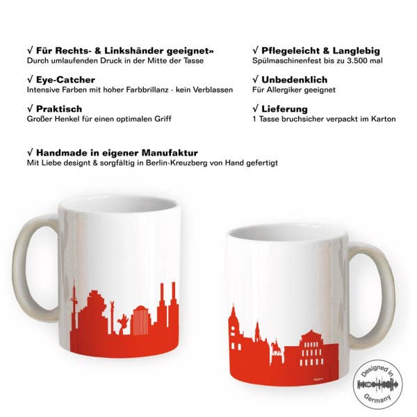 44spaces - Wholesale Coffee Mug - Würzburg ceramic cup | 5 colors4