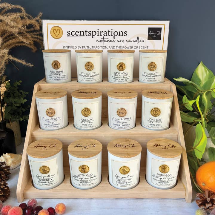 Scentspirations Candles for wholesale by Abbey + CA Gift