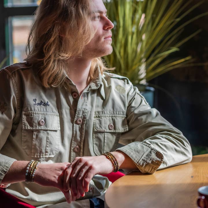 by julian - Wholesale Beaded Bracelet - Empat dua amazoniet (zilver of goud)4