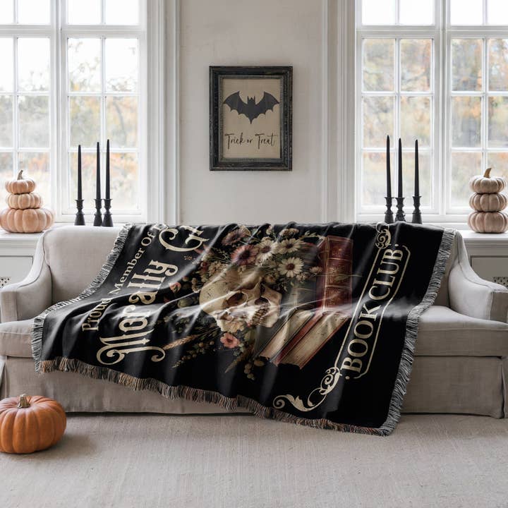 MagicMerchEmporium - Wholesale Throw blanket - Morally Grey Book Club Blanket2
