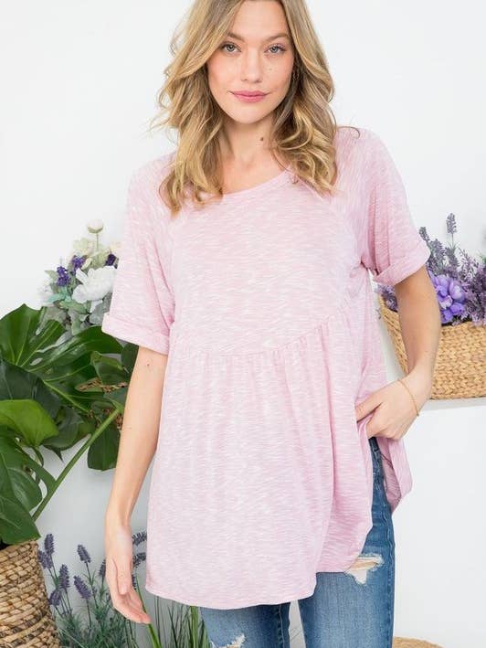 Slubby Fabric Oberteil für Babypuppen für den Großhandel von Rose Mellow Fashion