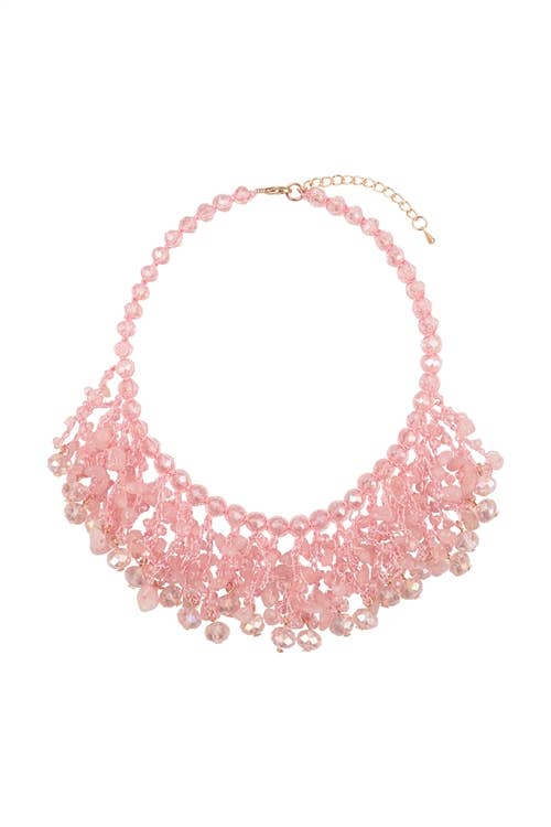 MYS Wholesale Inc - Wholesale Bib Necklace - Glass Beads Statement Bib Necklace3