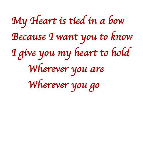 Just Write Arts - Wholesale Love Card - Romantic Greeting Note Card -Special Hearts - 5.5x5.51