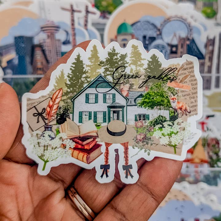Anne of Green Gables Sticker for wholesale by simply blessed shy