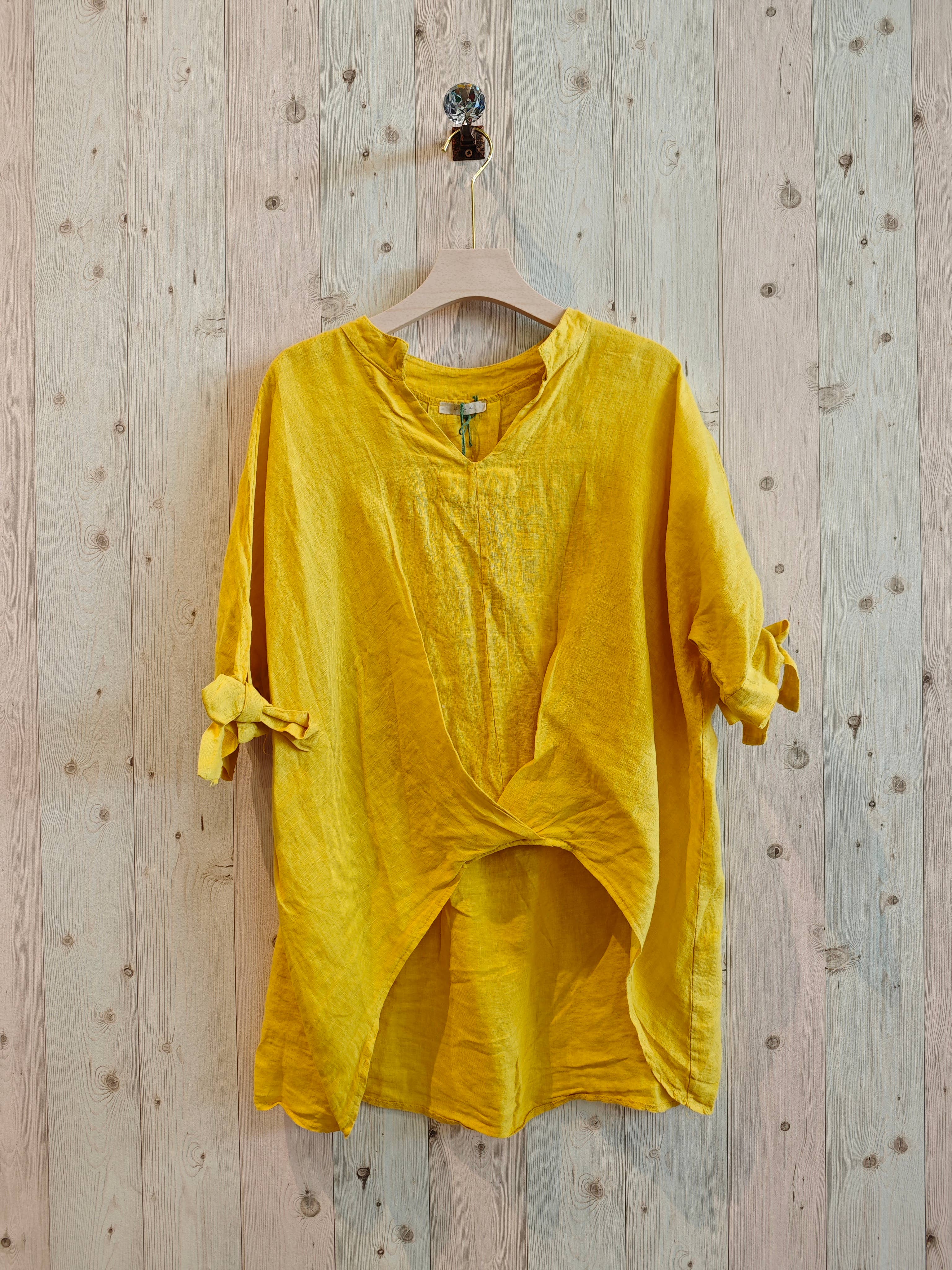 Linen & More - Wholesale Blouse - Women's - REF 994 100% LINEN BLOUSE WITH TWO SIDES14