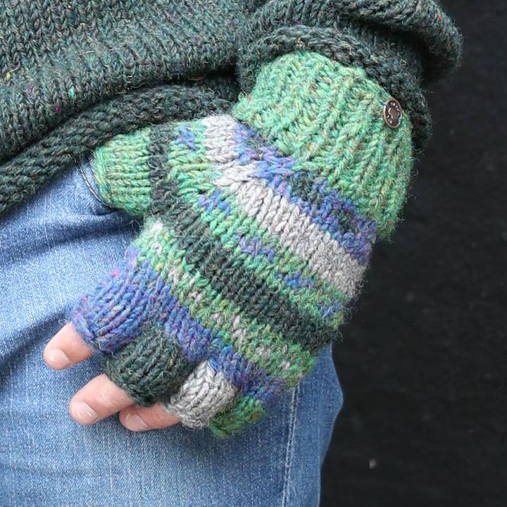 Black Yak Ltd - Wholesale Gloves - Unisex - Fingerless Gloves - Pure Wool - Fair Trade16