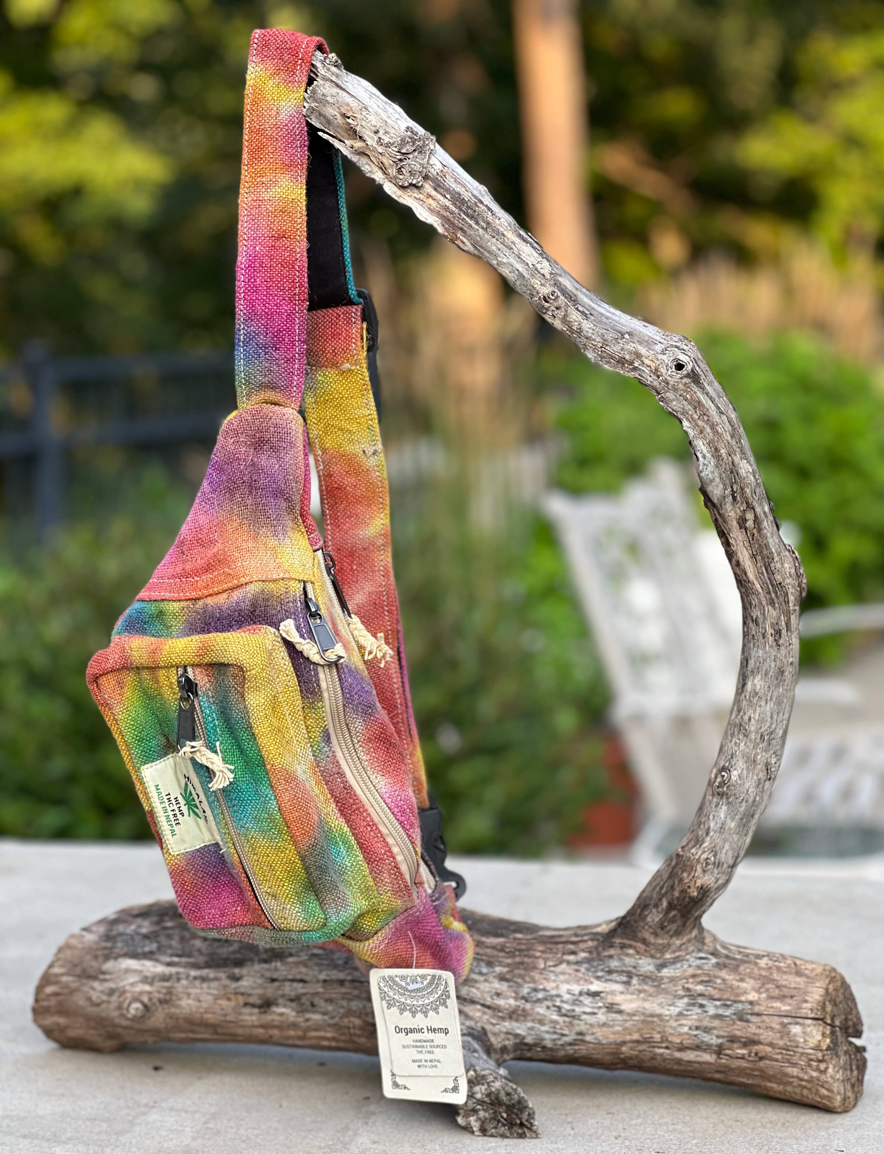 Lungta Imports - Wholesale Belt Bag - Women's - Eco-Friendly Boho Hippie Style Hemp Fanny Pack Hip Waist Bag7