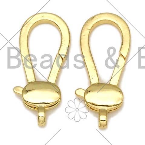 BestBeads&Beyond - Wholesale Clasp - High Quality Oval Lobster Claw Clasp, SKU#LK4430