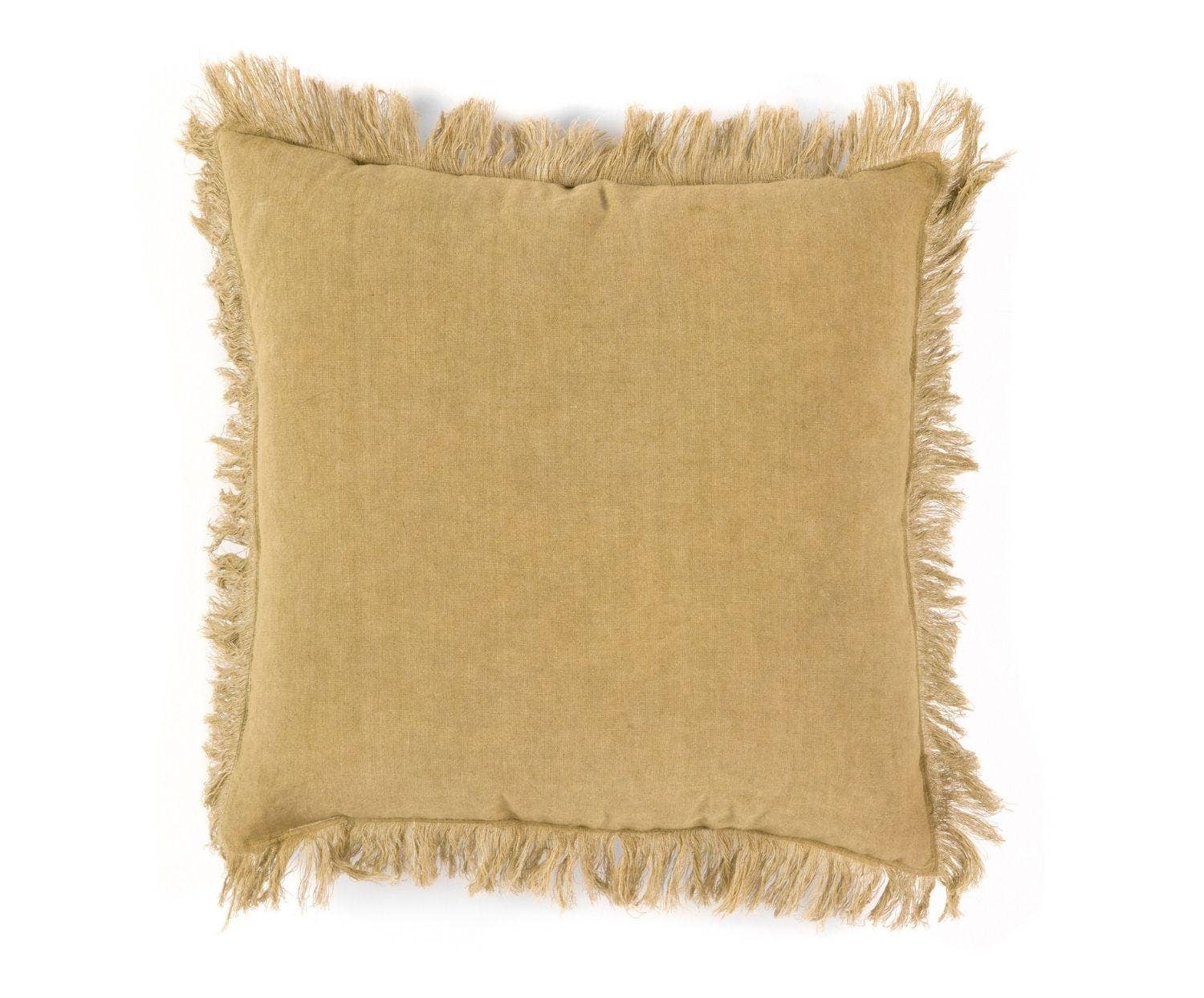 Andrea House – Großhandel Stuhlkissen – Braunes Leinenkissen 45x453