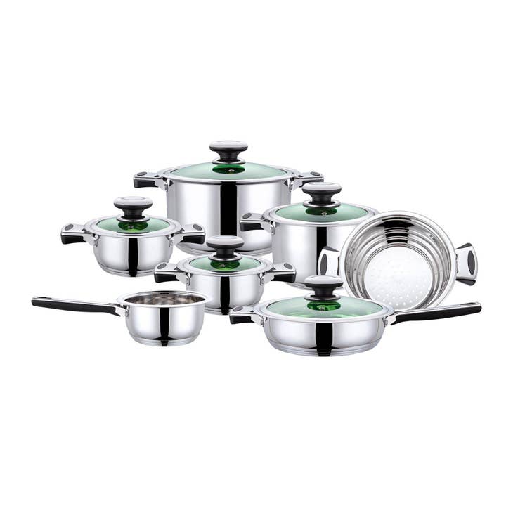 Royal Swiss - Wholesale Cookware Set - 12-Piece Cookware Set