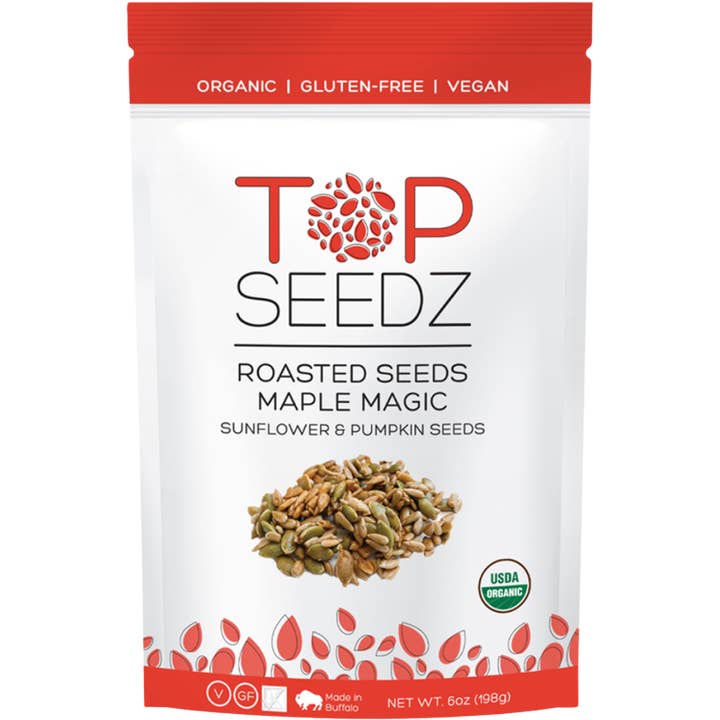 Top Seedz - Wholesale Granola - Maple Magic Roasted Seeds - 6oz - 12 Per Case