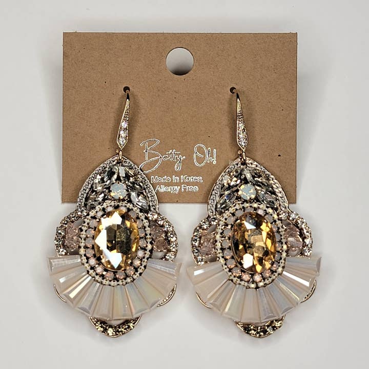 Handmade Dangle Earring for wholesale by BETTYOH INC