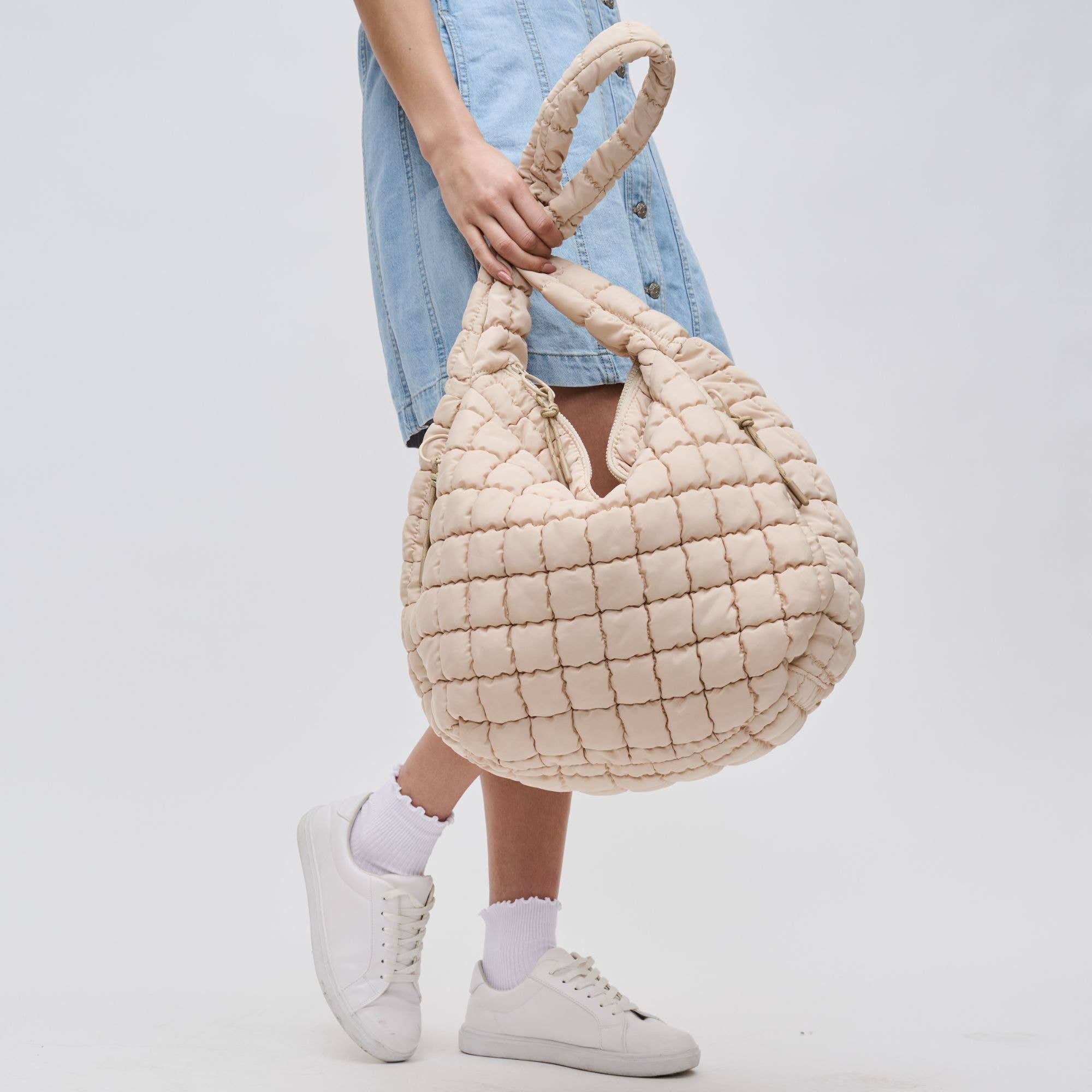 Sol and Selene – Bolsa de ombro – Mulher por atacado – Revive - Bolsa Hobo acolchoada de náilon10