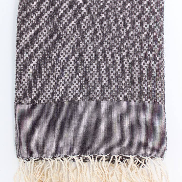 Scents and Feel – wholesale Badhandduk – Fouta-handduk i bikaksmönster - enfärgad11
