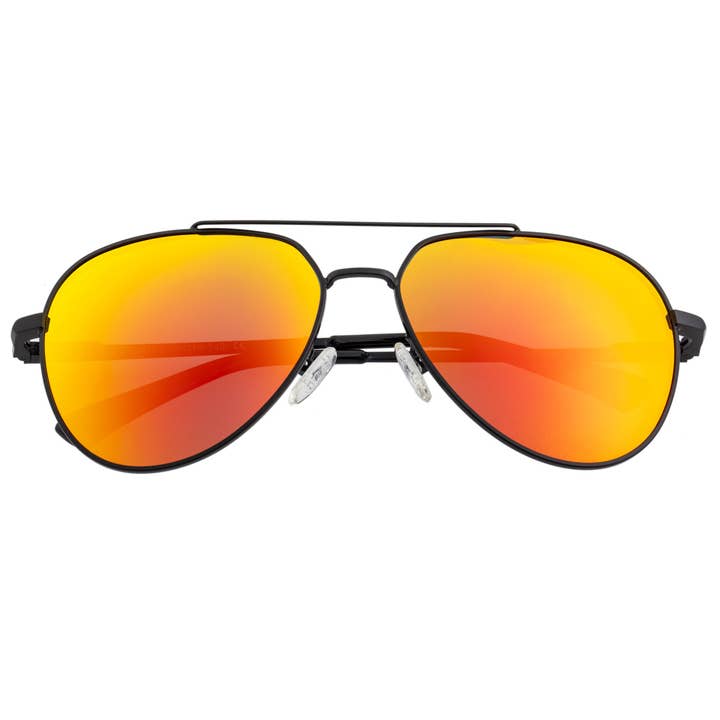 Breed - Wholesale Zonnebril - Uniseks - Breed Lyra Gepolariseerde Aviator-zonnebril van roestvrij staal