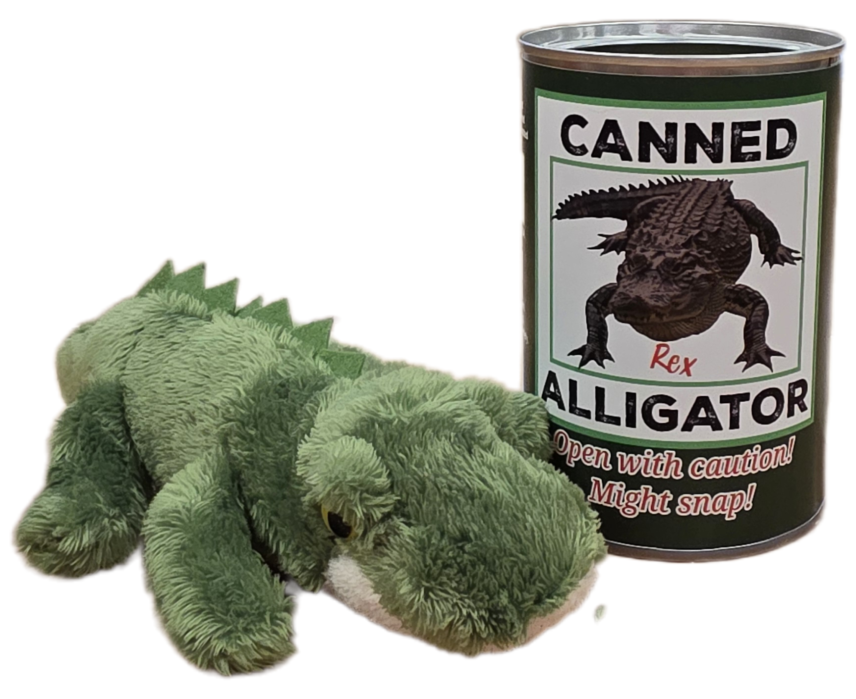 Canned Gifts - Wholesale Knuffels - Kinderen en baby - Rex de Geleegde Krokodil | Knuffeldier met grappen5