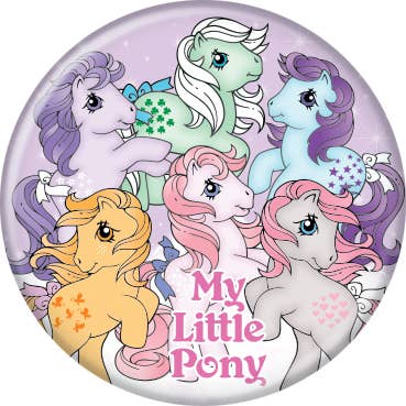 Ata-Boy - Wholesale Lapel Pin/Button - My Little Pony Retro Group Button