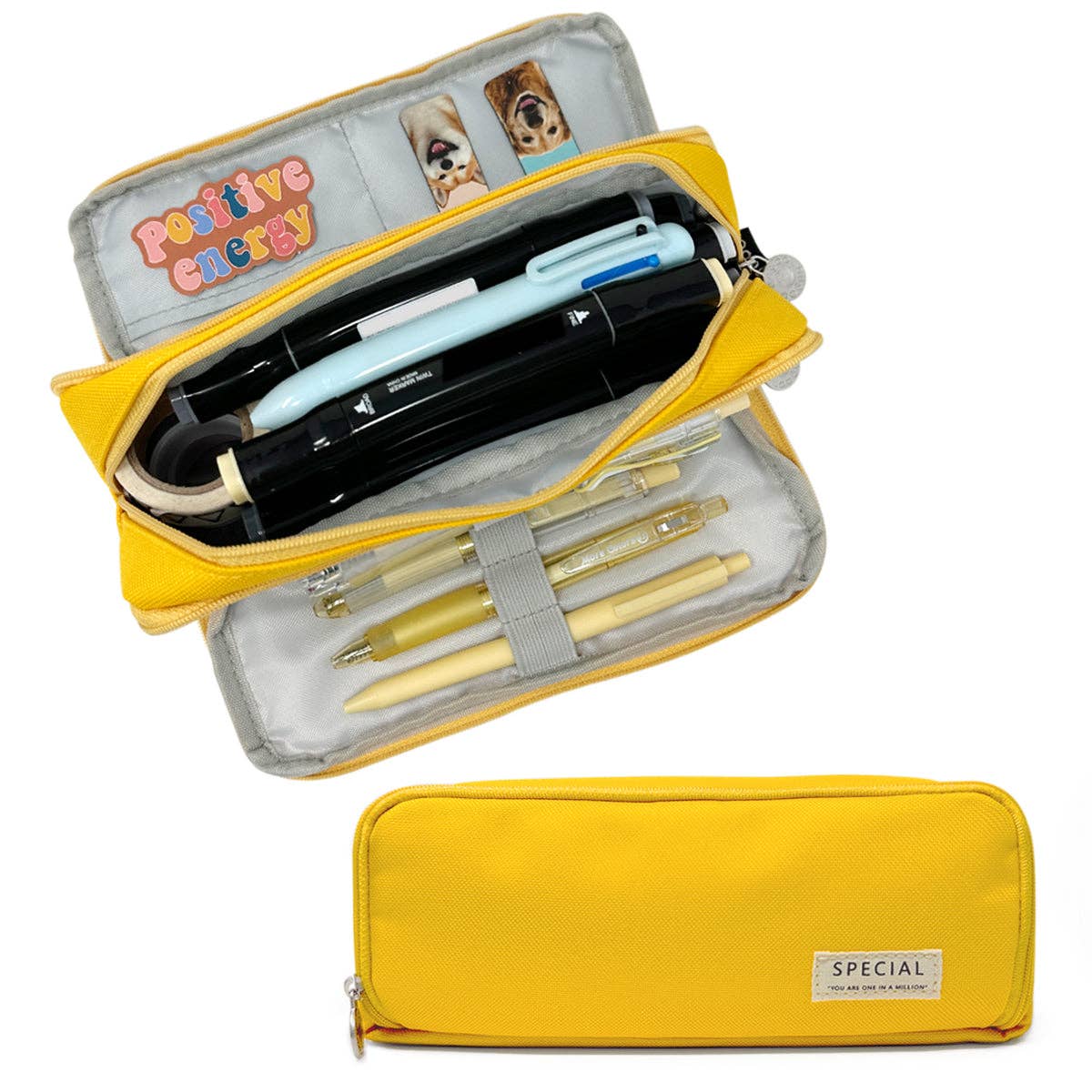 Wrapables.com - Wholesale Pencil Case/Pouch - Wrapables Large Capacity Pencil Case, 3 Compartment Pouch6