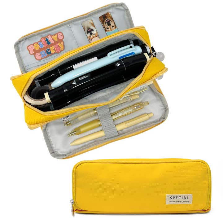 Wrapables.com - Wholesale Pencil Case/Pouch - Wrapables Large Capacity Pencil Case, 3 Compartment Pouch6