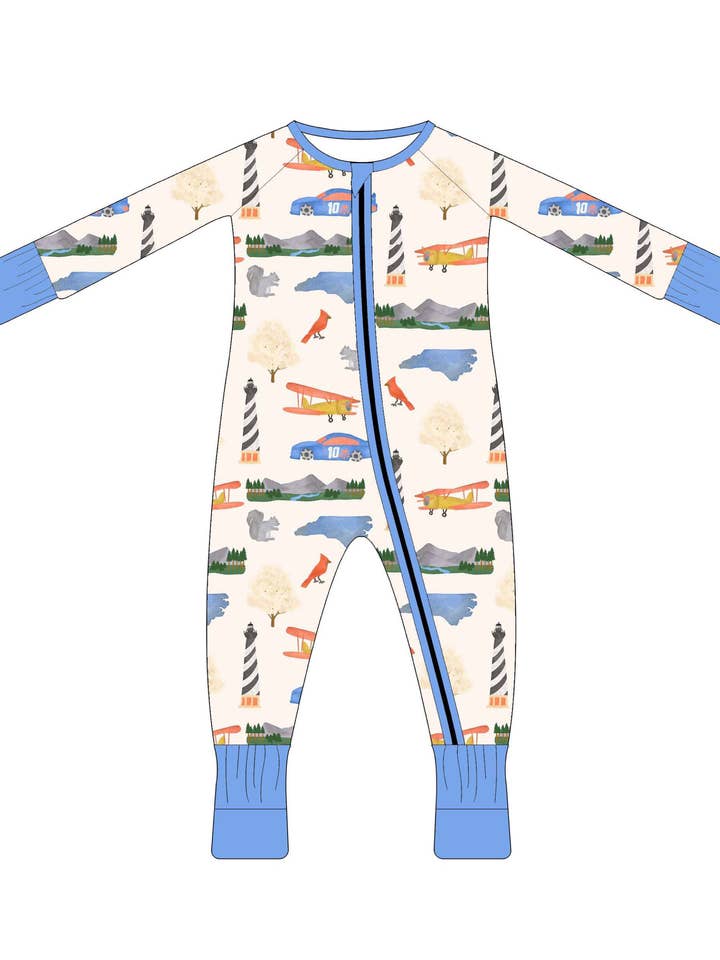 With Love, From Collection - Venta al por mayor Pijama - Bebé - Pijama de bambú del estado de Carolina del Norte7