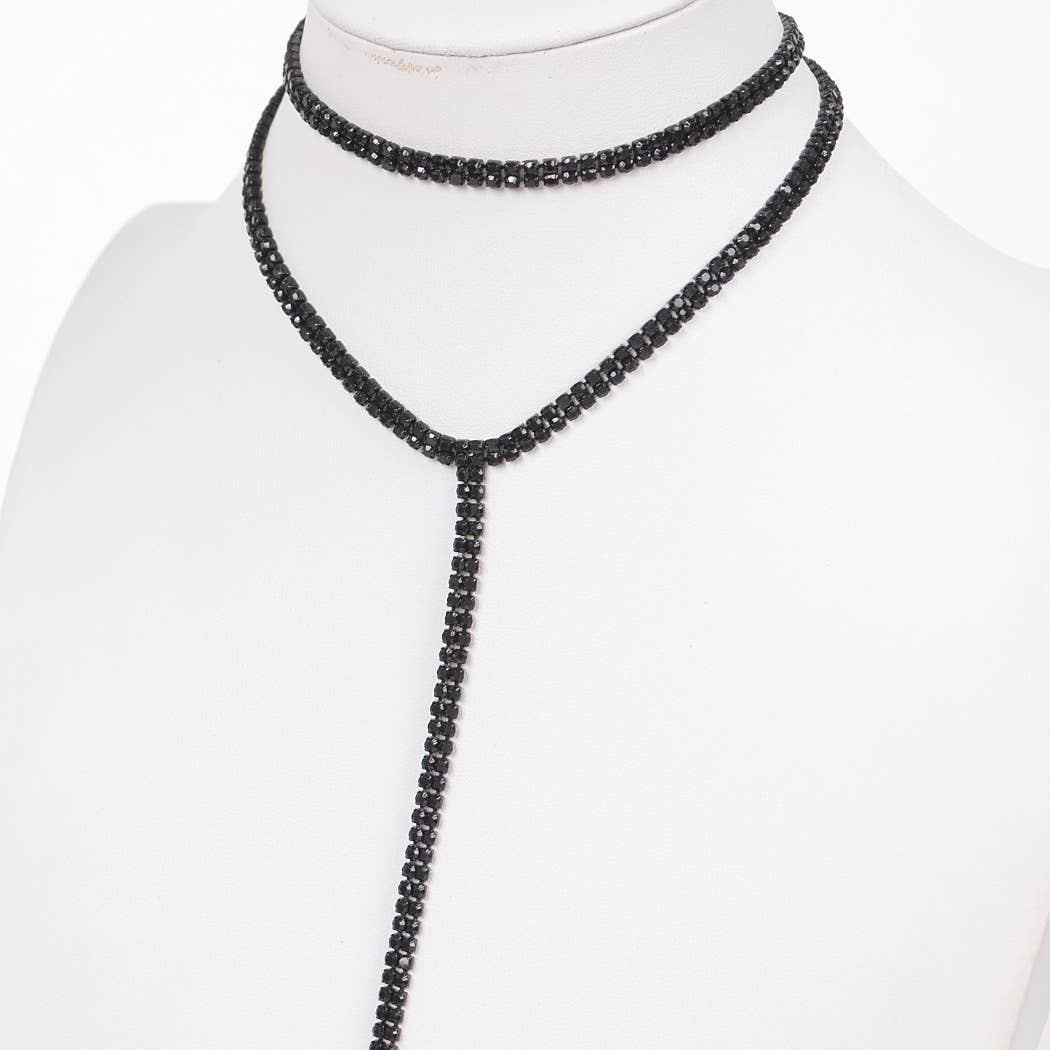 3AM BY H&D ACCESSORIES – Engroshandel Choker/colliers – Fashionista lang Choker halskæde2