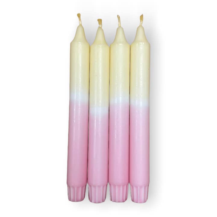 Vela cónica - Amarilla y rosa para venta al por mayor de Mila Noire