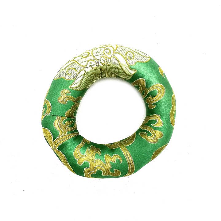 AW Artisan - Venta al por mayor Cojín decorativo - Cojín de Aro 10 cm cuenco tibetano de 12-14 cm - Verde