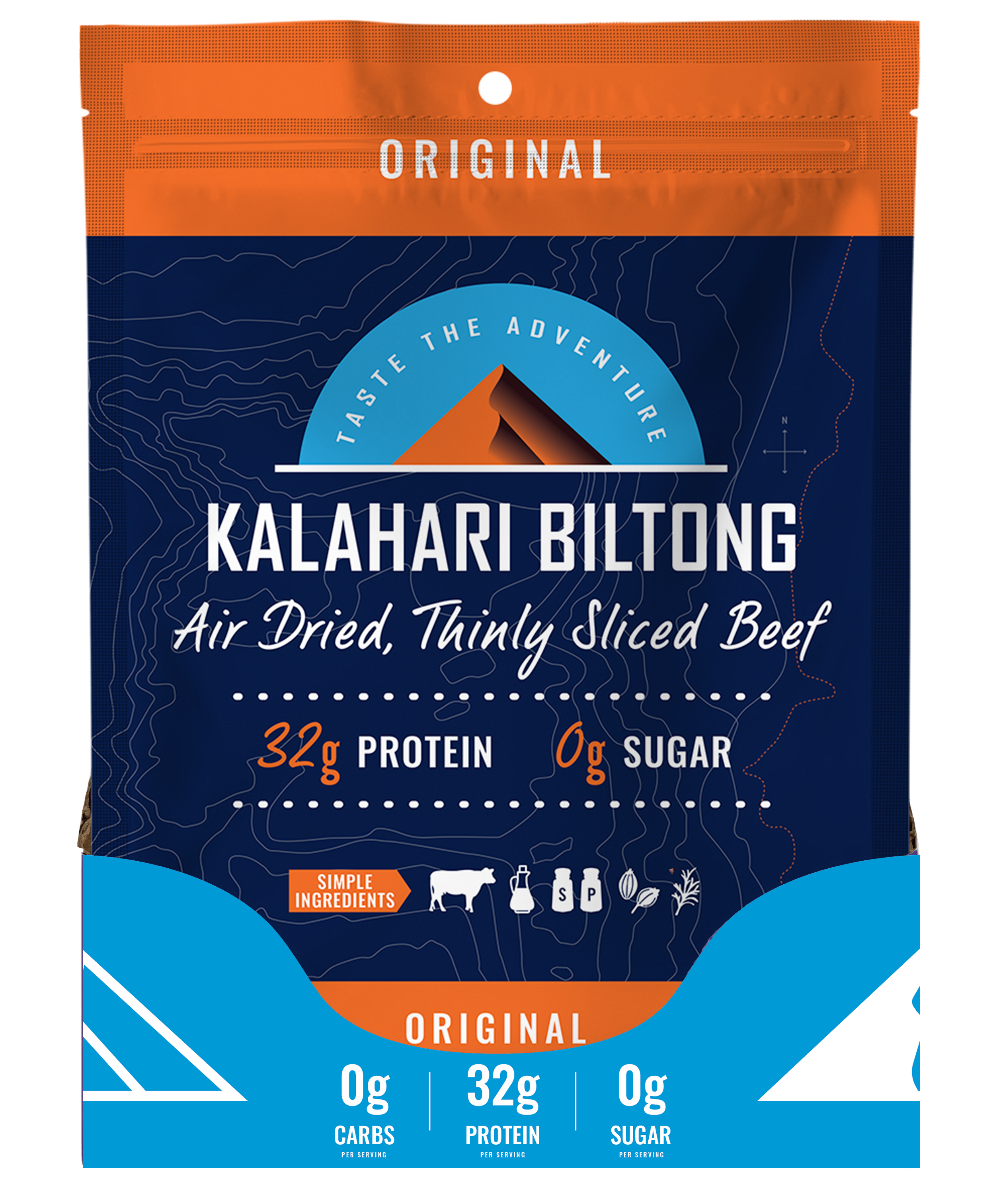 Stryve Foods, LLC - Wholesale Jerky - Kalahari Biltong Original - 2oz3