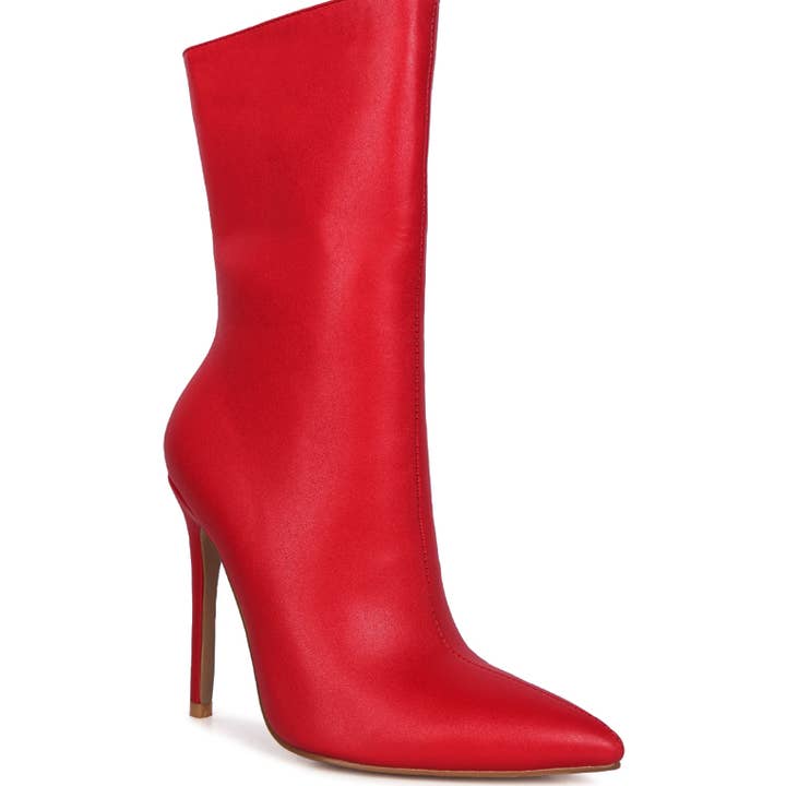 MICAH POINTED STILETTO HIGH ANKLE BOOTS and other Purchase Wholesale stilettos. Free Returns & Net 60 Terms on Faire trending on Faire.