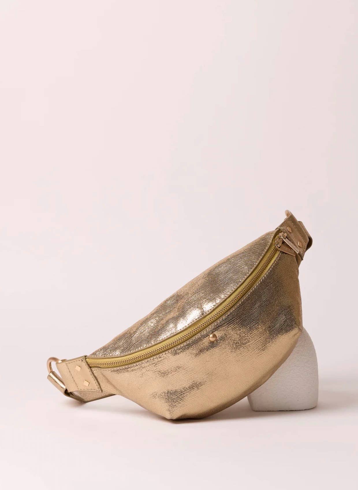 Maradji - Vente Sac ceinture – femme - SAC BANANE DORÉ CUIVRÉ NICOLE2