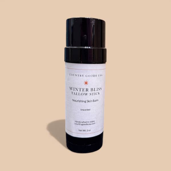 Tallow Moisturizer Stick – WinterBliss (Unscented) for wholesale by Country Goods USA