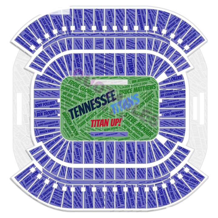 Stade de football du Tennessee pour la vente par Quotables Geek Custom Designs