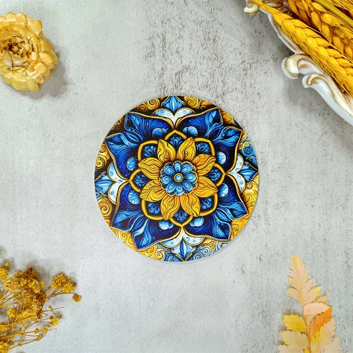 Candles Meta - Wholesale Coasters - Boho Decorative Coasters for Cups Mugs Beverage Bar Coaster8