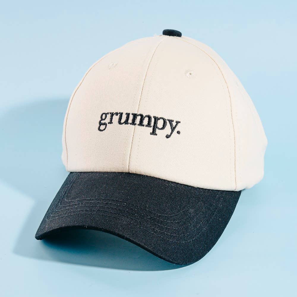 BK Grumpy Print Cap for wholesale on Faire
