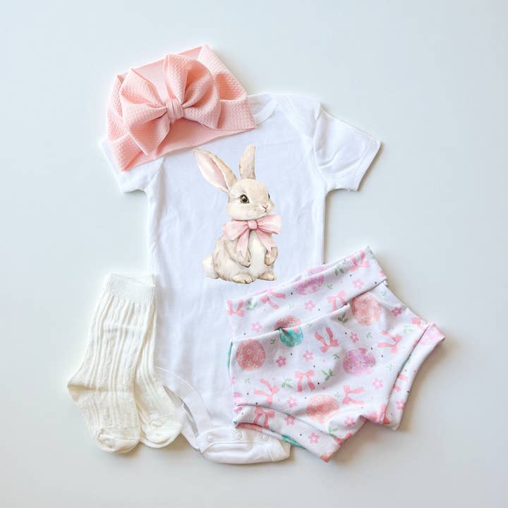 Conjunto de Fraldas para Bebé Coelhinho da Páscoa por atacado de Tiny toes Baby Co