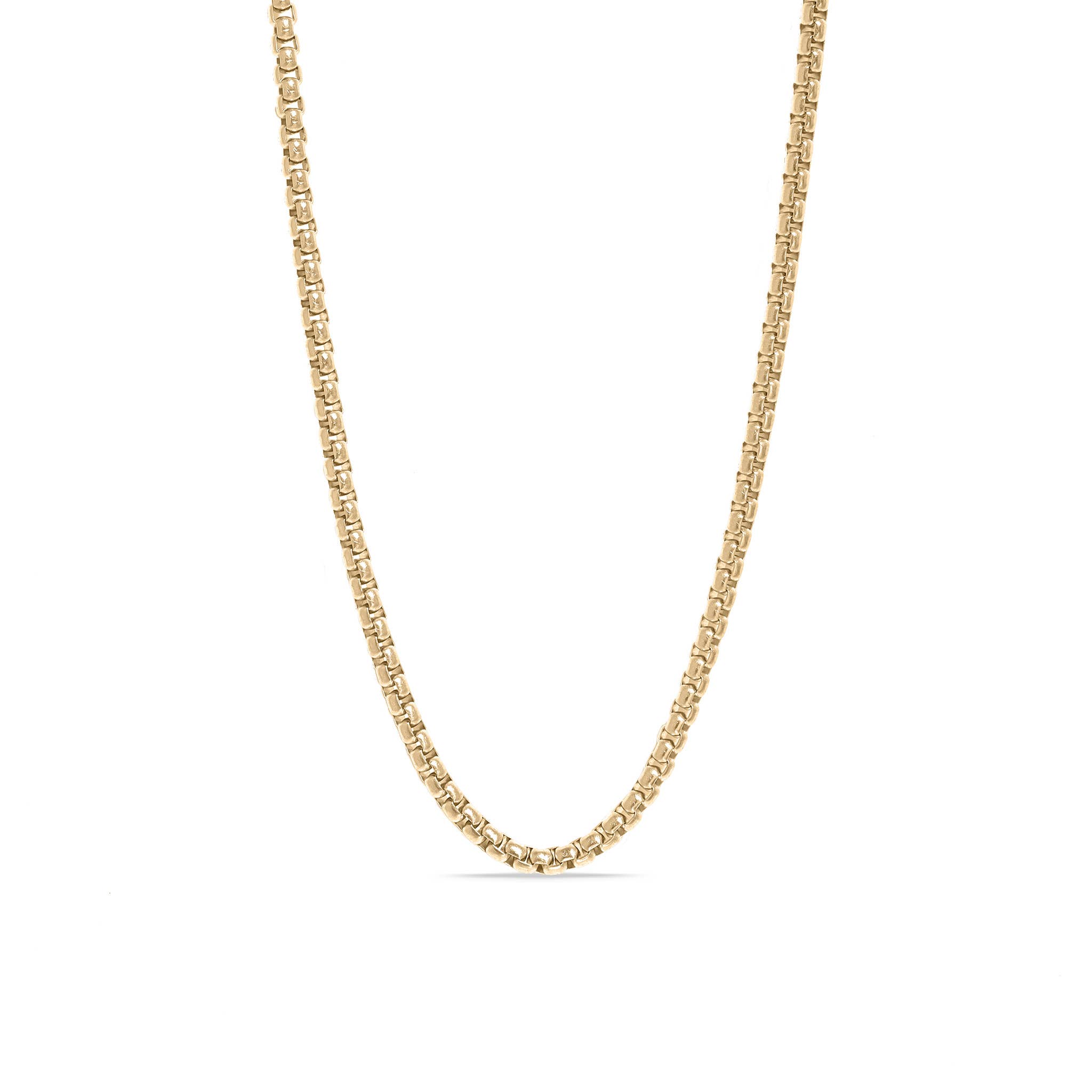 WJW - Vendita all'ingrosso Collane a catena e maglie - Catena a scatola arrotondata in acciaio inossidabile7