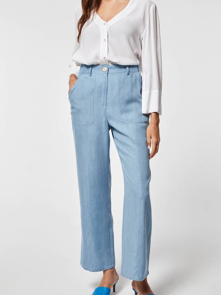 Pantaloni Grasel Tencel Jeans per la vendita all'ingrosso da parte di OKY