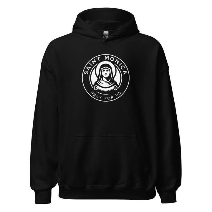 St. Monica (Pray for Us) - Fleece Hoodie for wholesale by Disciple Shirts