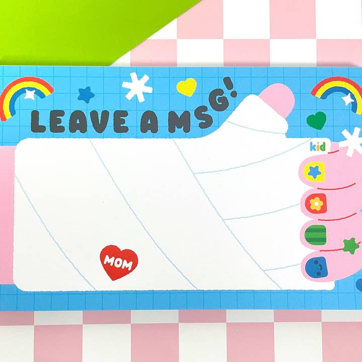 Kidnichols - Wholesale Notepad - Take a Break Notepad | Arm Cast | Cute Y2K Stationery Gift4